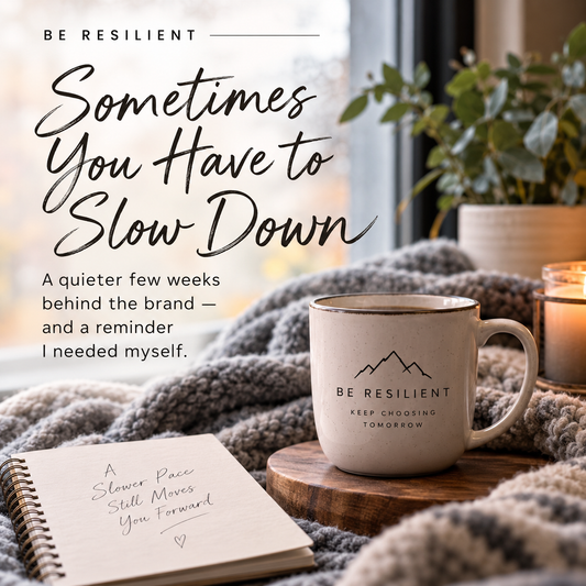 Be Resilient | Sometimes You Have to Slow Down