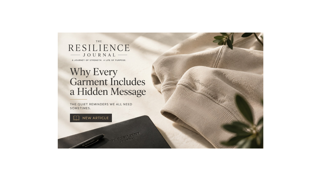 Why Every Be Resilient Garment Includes a Hidden Message