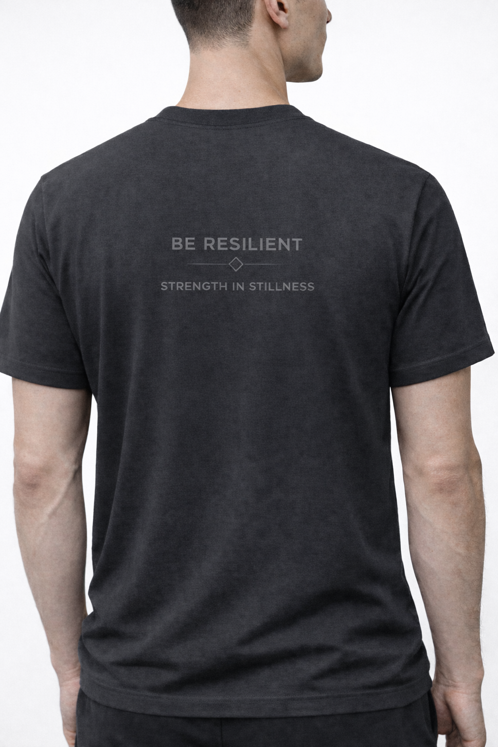 Be Resilient 100% Cotton Signature T-Shirt - Black