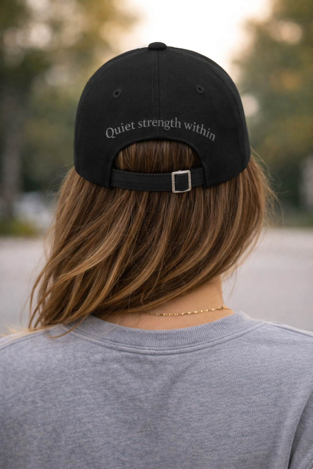 Be Resilient 100% Cotton Twill Baseball Cap - Black