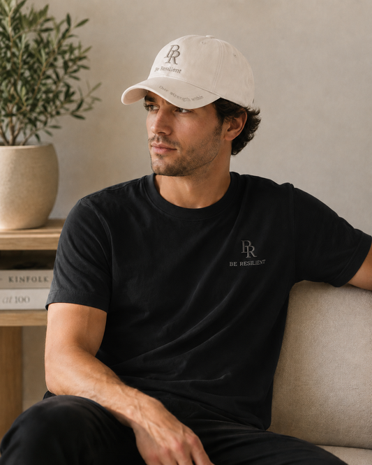 Be Resilient 100% Cotton Signature T-Shirt - Black