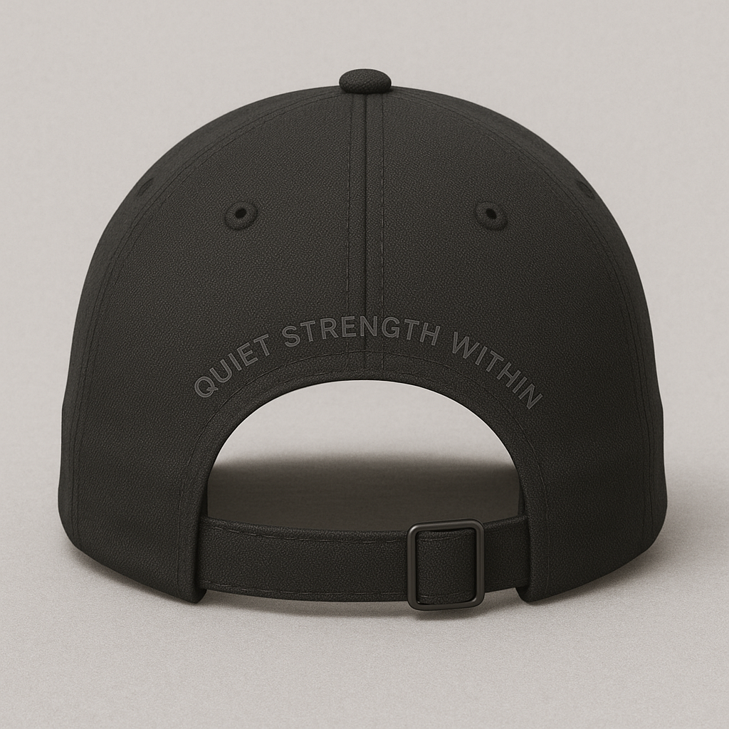Be Resilient 100% Cotton Twill Baseball Cap - Black