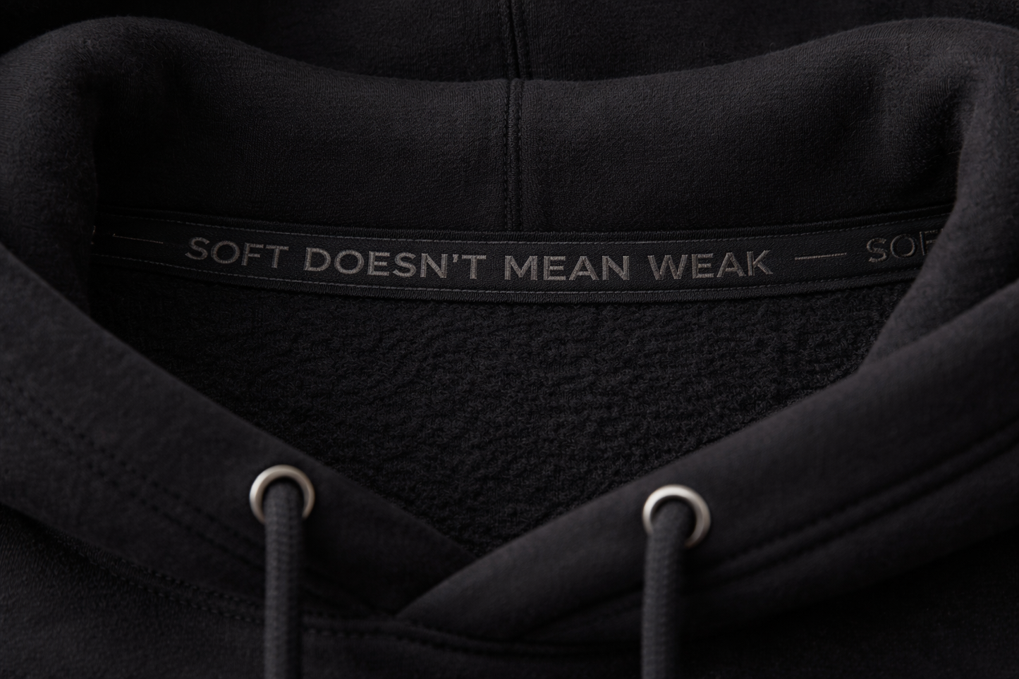 Be Resilient 100% Cotton Hoodie - Black