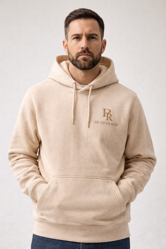 Be Resilient 100% Premium Hoodie - Beige