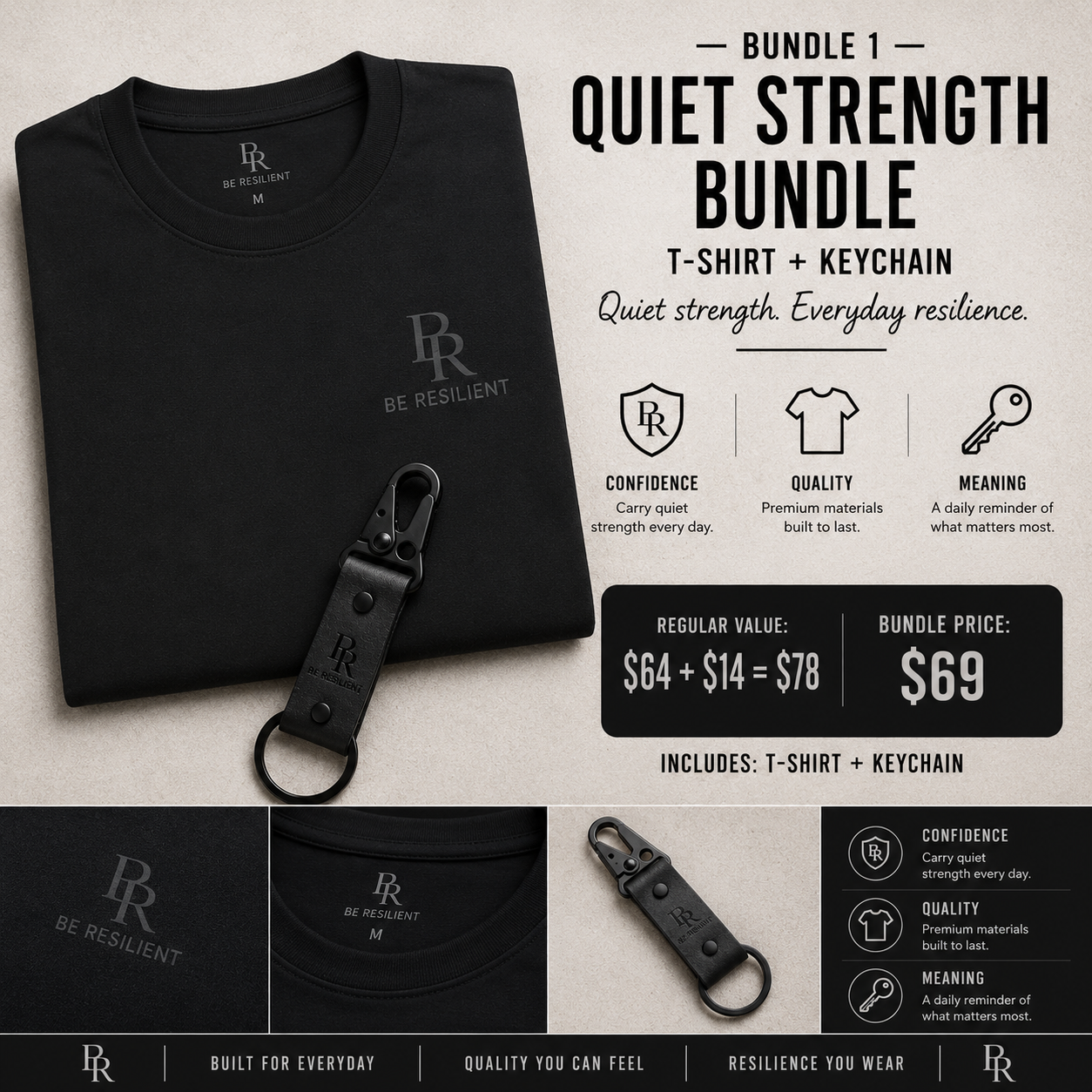 Quiet Strength Bundle - Black
