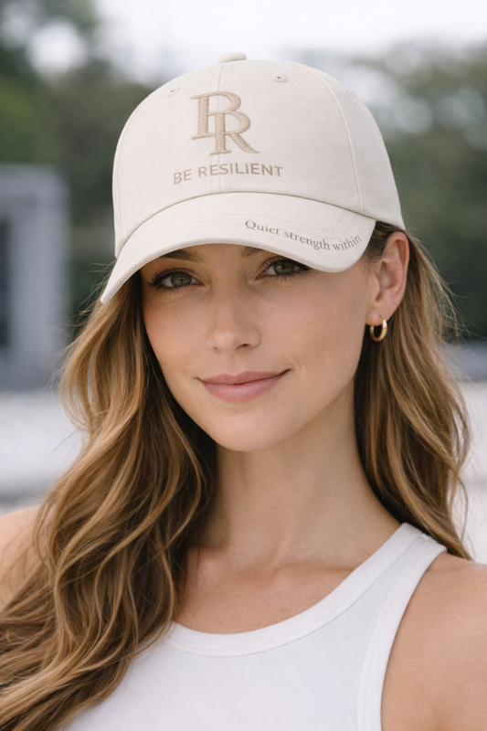 Be Resilient 100% Cotton Twill Baseball Cap - Starlight