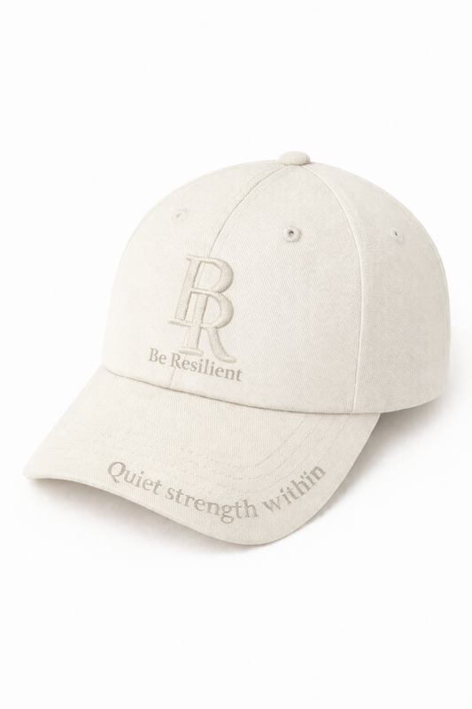 Be Resilient 100% Cotton Twill Baseball Cap - Starlight