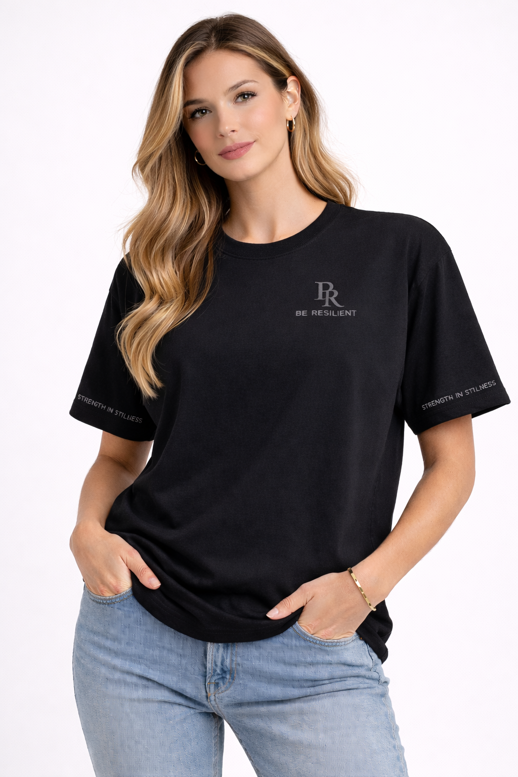 Be Resilient 100% Cotton Signature T-Shirt - Black
