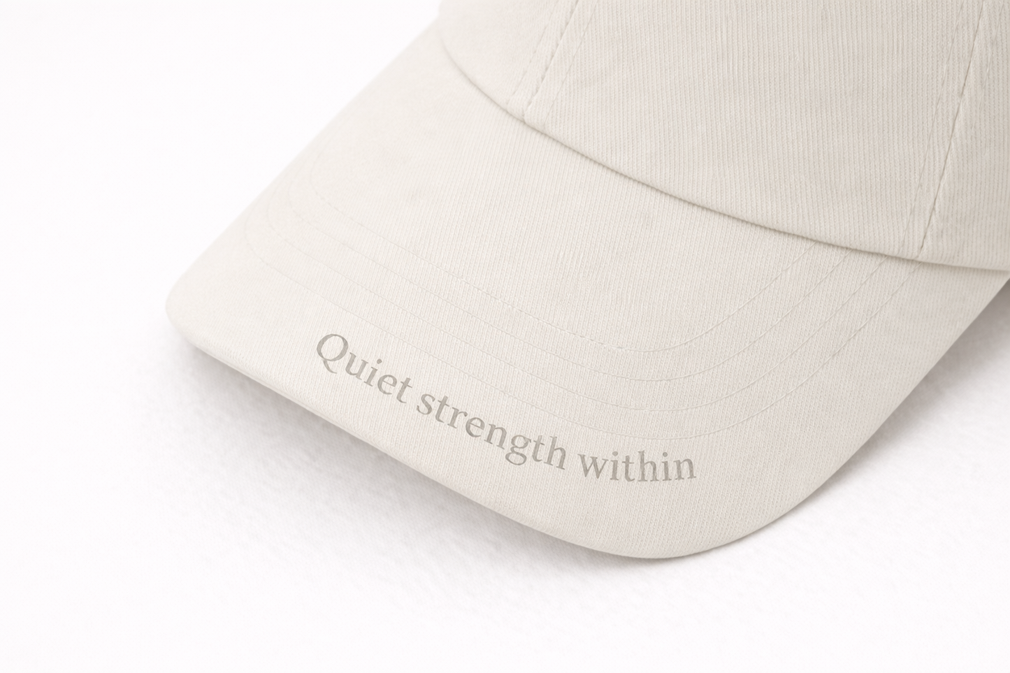 Be Resilient 100% Cotton Twill Baseball Cap - Starlight