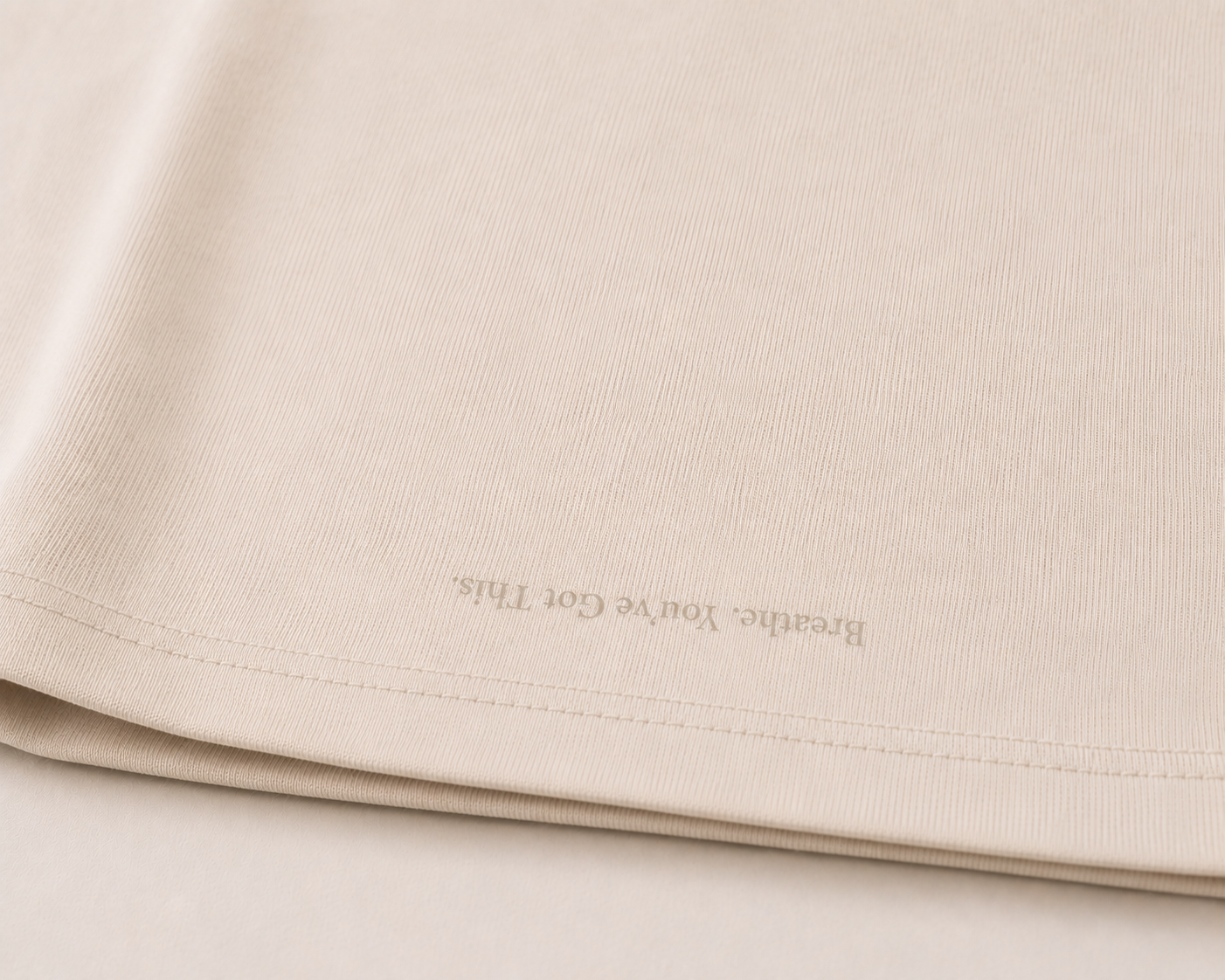 Be Resilient 100% Cotton T-Shirt - Beige