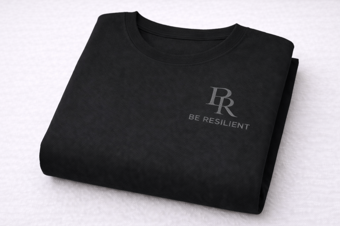 Be Resilient 100% Cotton Signature T-Shirt - Black